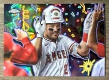 2025 Topps Chrome Update Celebracion Mike Trout #CT-10