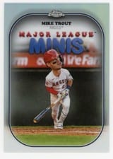 2025 Topps Chrome Update Major League Minis Mike Trout #MM-4 card