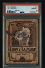 2025 Topps Heavy Lumber Mike Trout #HL-7 card