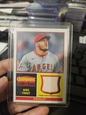 2025 Topps Heritage Clubhouse Collection Relics Mike Trout #CCR-MT