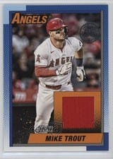 2025 Topps Update 1990 Topps Baseball Relics Mike Trout #90RU-MT card