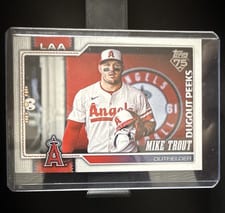 2026 Topps Dugout Peeks Mike Trout #350