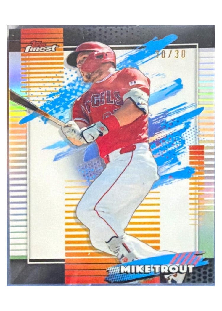 2026 Topps Finest Mike Trout #114 card