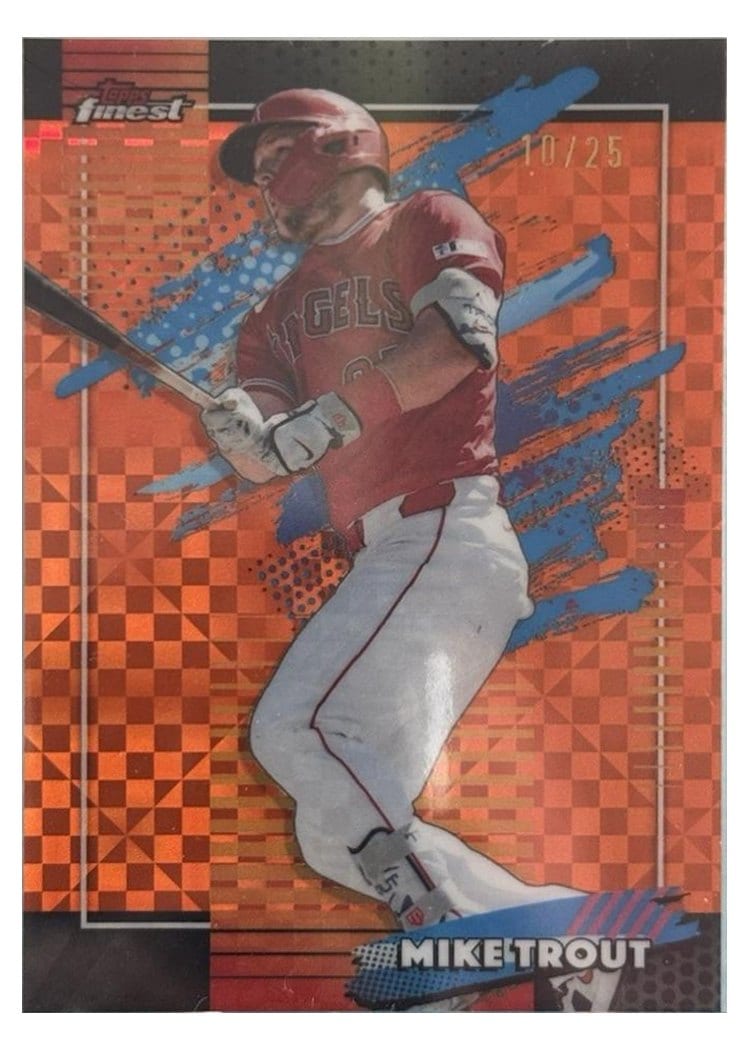 2026 Topps Finest Mike Trout #114 card