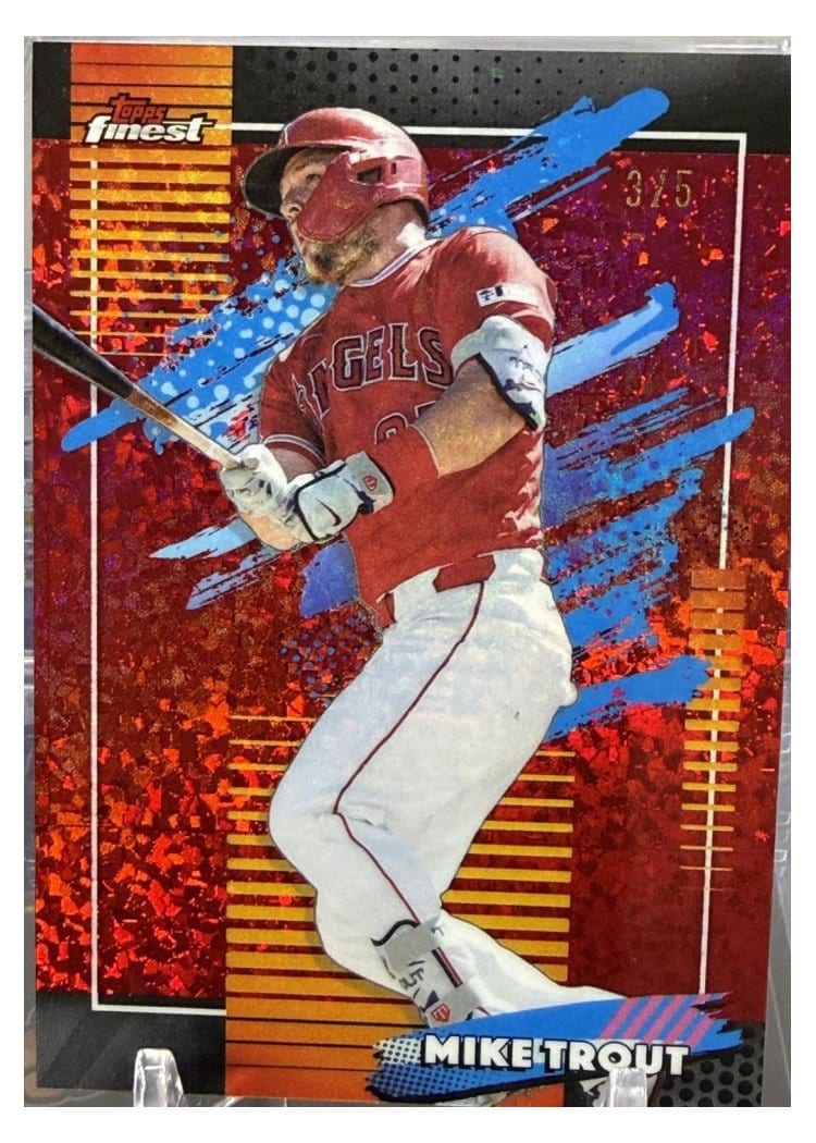 2026 Topps Finest Mike Trout #114 card