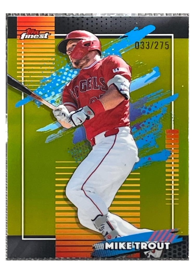 2026 Topps Finest Mike Trout #114 card