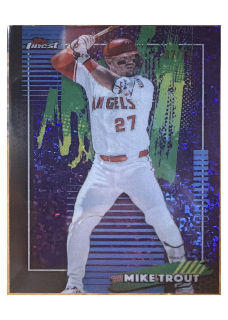 2026 Topps Finest Mike Trout #114 card