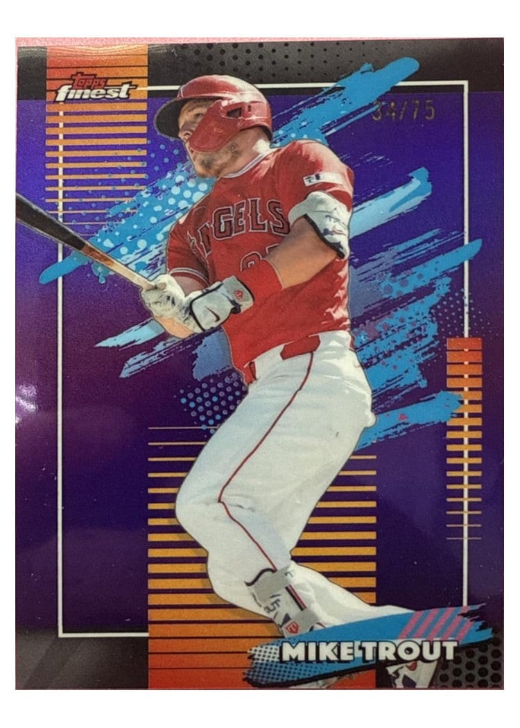 2026 Topps Finest Mike Trout #114 card