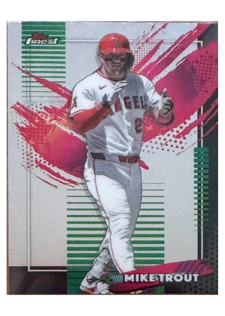 2026 Topps Finest Mike Trout #296 card