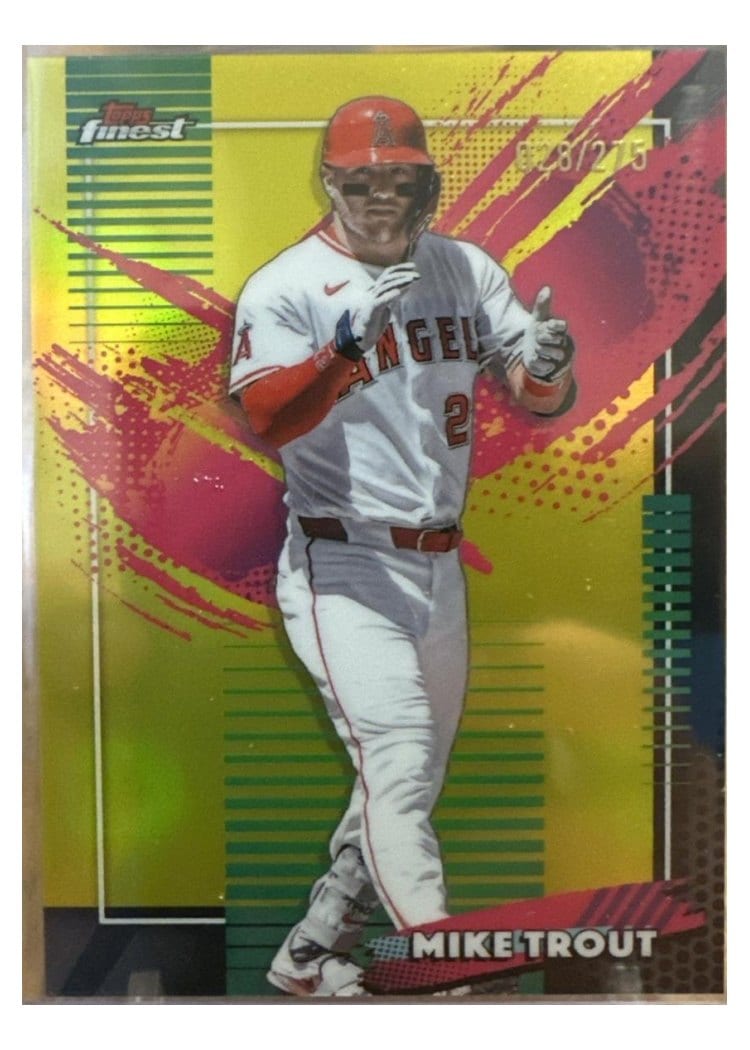 2026 Topps Finest Mike Trout #296 card
