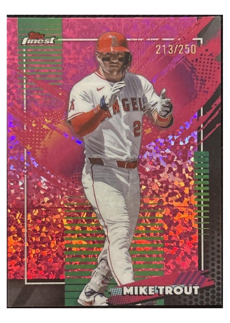 2026 Topps Finest Mike Trout #296 card