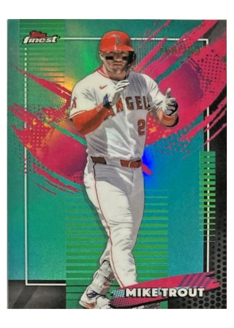 2026 Topps Finest Mike Trout #296 card