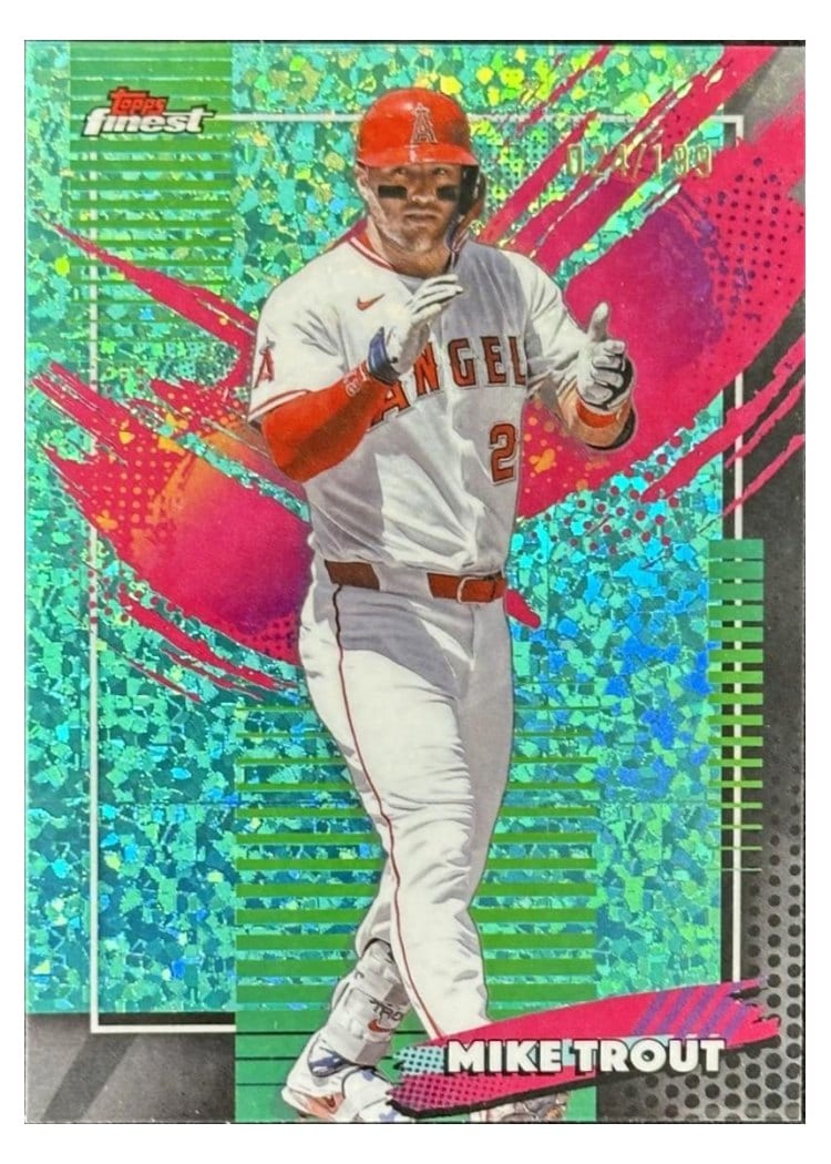 2026 Topps Finest Mike Trout #296 card