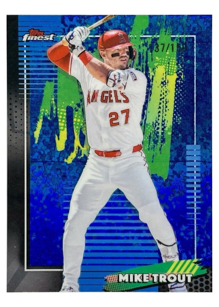 2026 Topps Finest Mike Trout #296 card