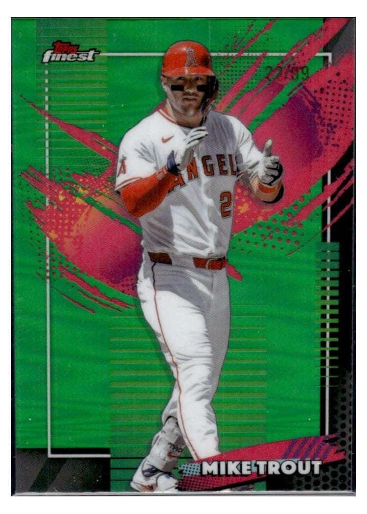 2026 Topps Finest Mike Trout #296 card