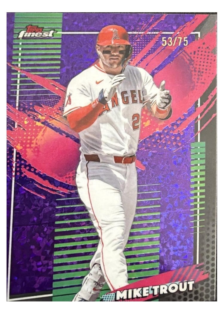 2026 Topps Finest Mike Trout #296 card