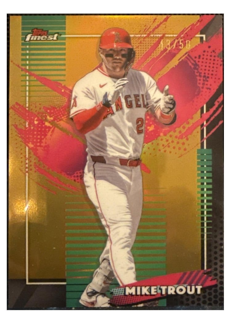 2026 Topps Finest Mike Trout #296 card