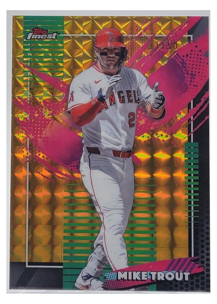 2026 Topps Finest Mike Trout #296 card