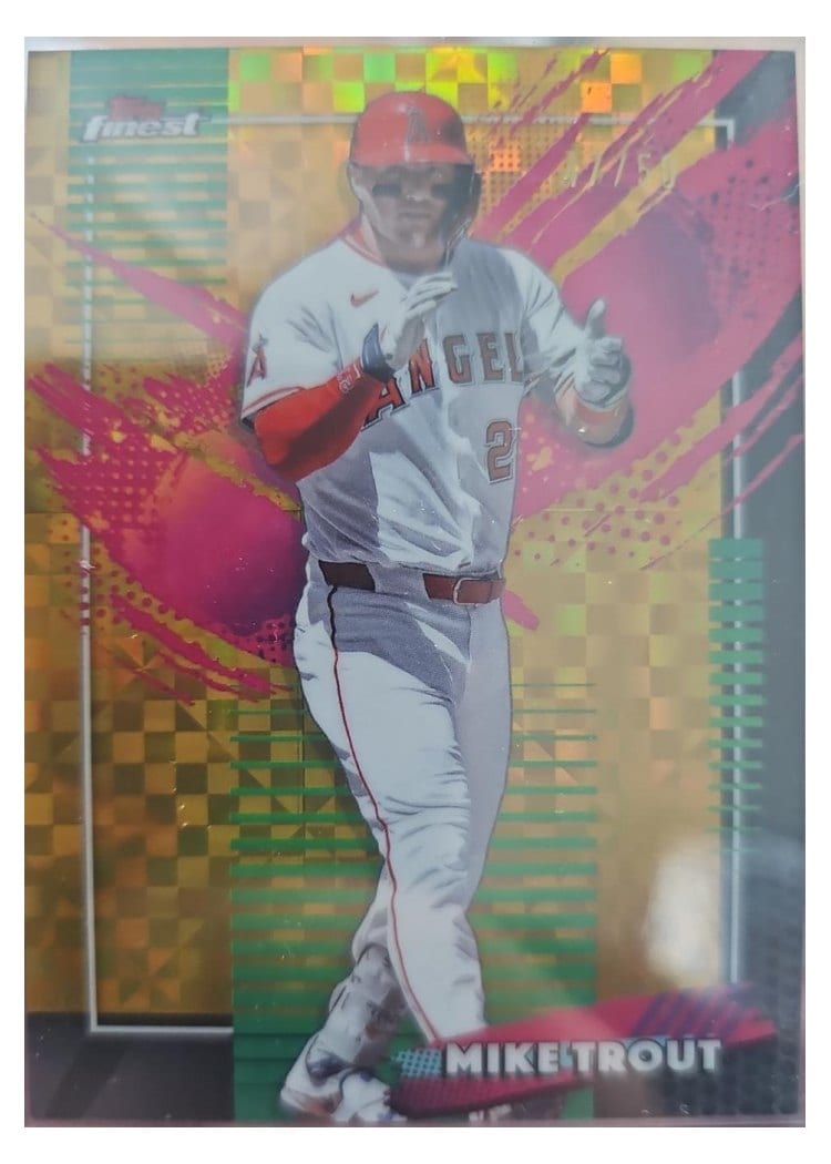 2026 Topps Finest Mike Trout #296 card