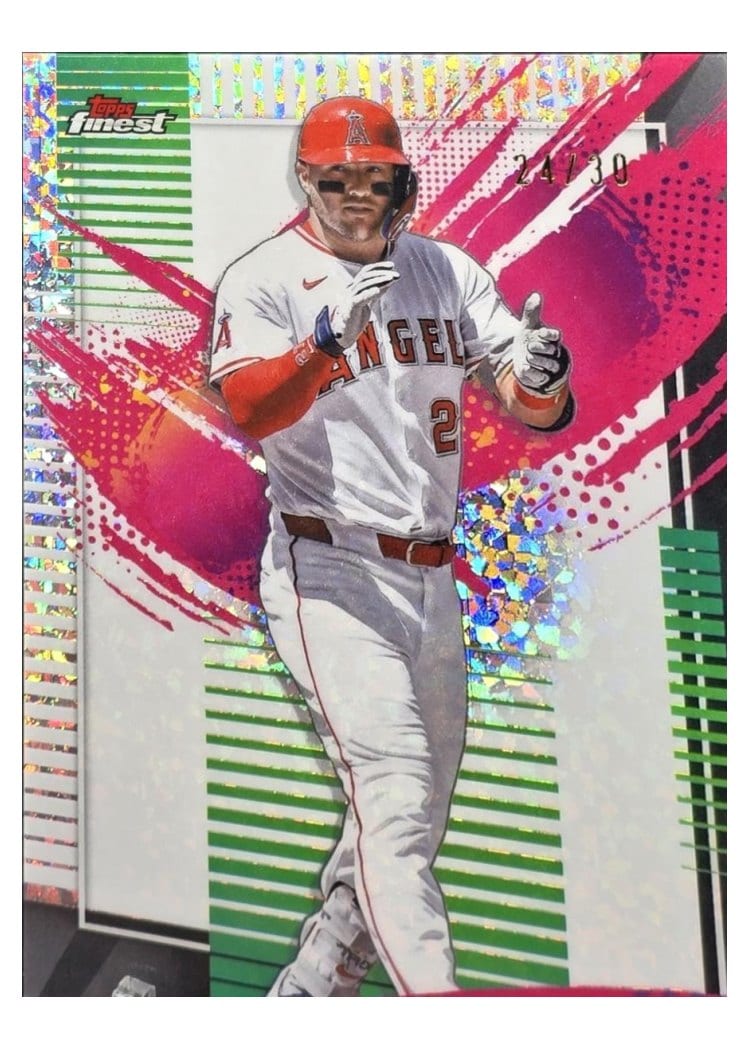 2026 Topps Finest Mike Trout #296 card