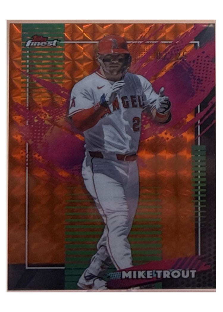 2026 Topps Finest Mike Trout #296 card