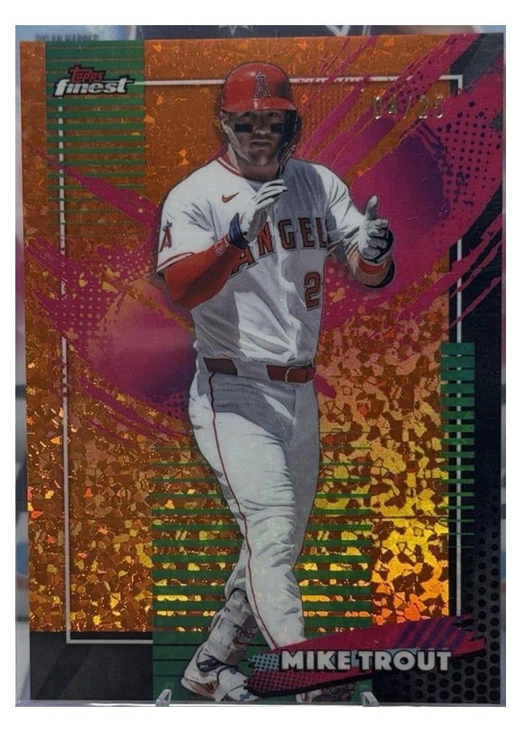 2026 Topps Finest Mike Trout #296 card
