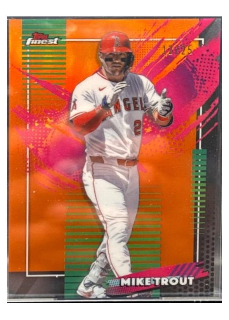 2026 Topps Finest Mike Trout #296 card