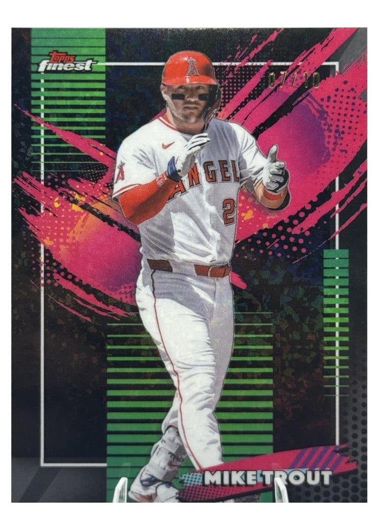 2026 Topps Finest Mike Trout #296 card