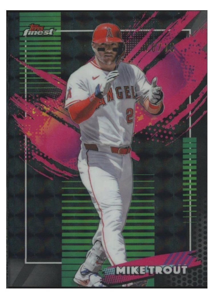 2026 Topps Finest Mike Trout #296 card