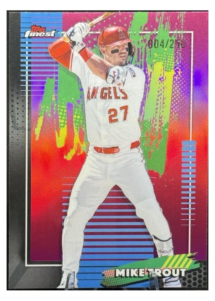 2026 Topps Finest Mike Trout #296 card