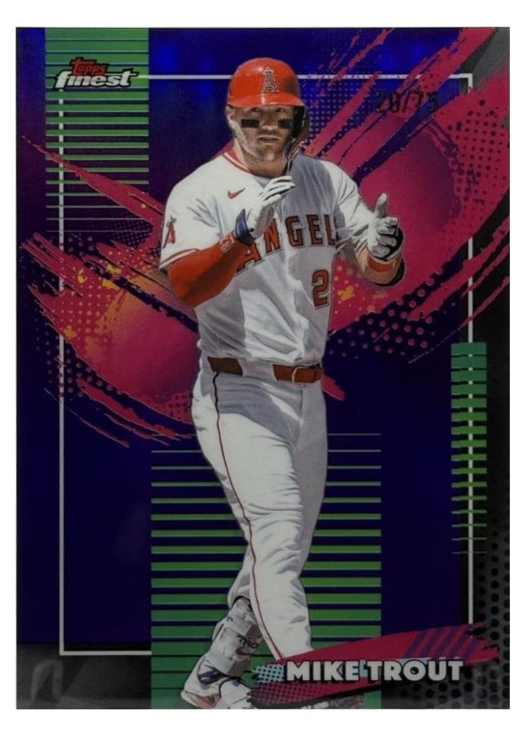 2026 Topps Finest Mike Trout #296 card