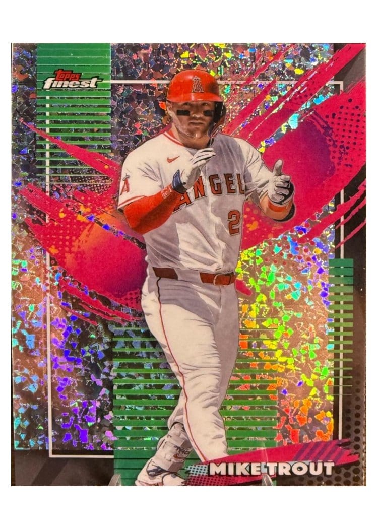 2026 Topps Finest Mike Trout #296 card