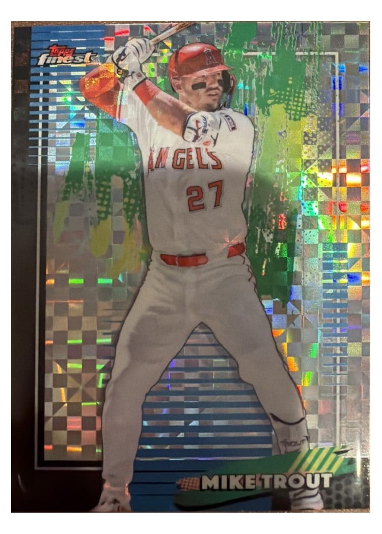 2026 Topps Finest Mike Trout #296 card