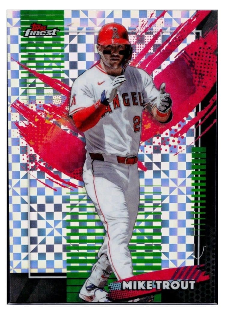 2026 Topps Finest Mike Trout #296 card