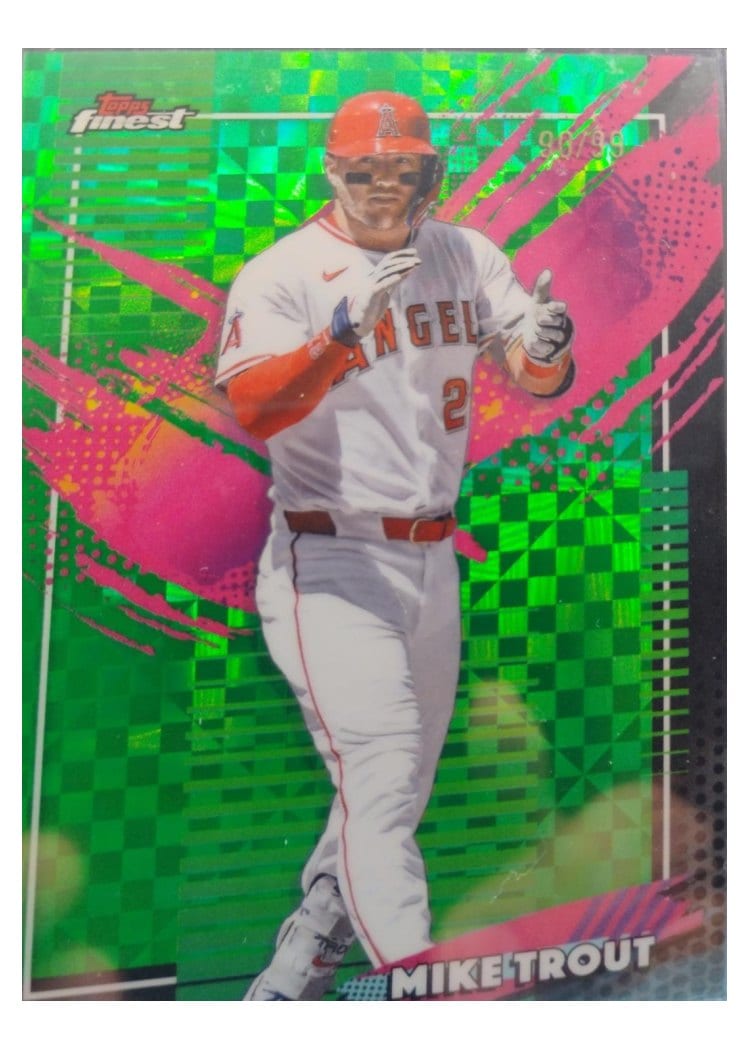 2026 Topps Finest Mike Trout #296 card