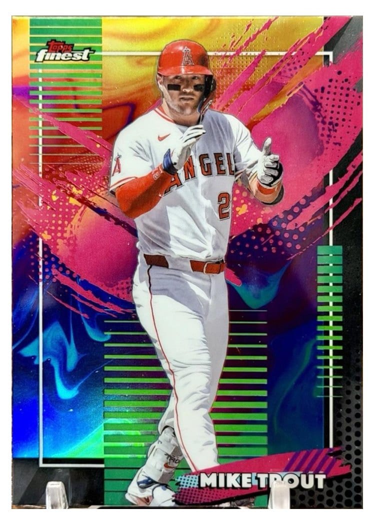 2026 Topps Finest Mike Trout #296 card