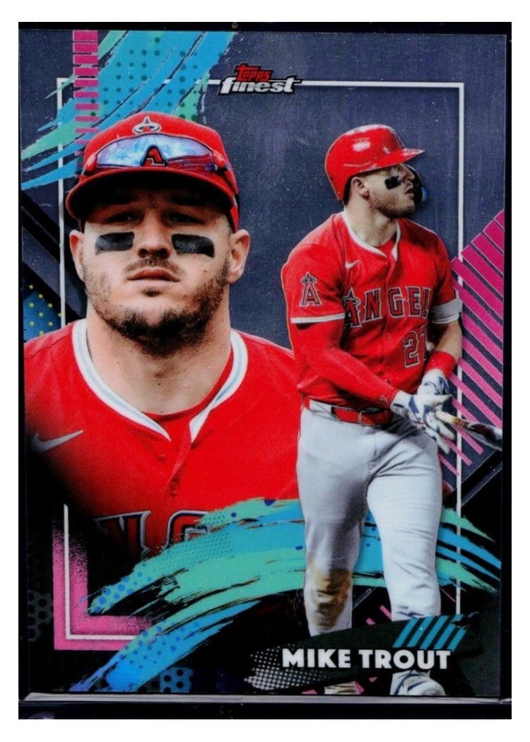 2026 Topps Finest Mike Trout #326 card