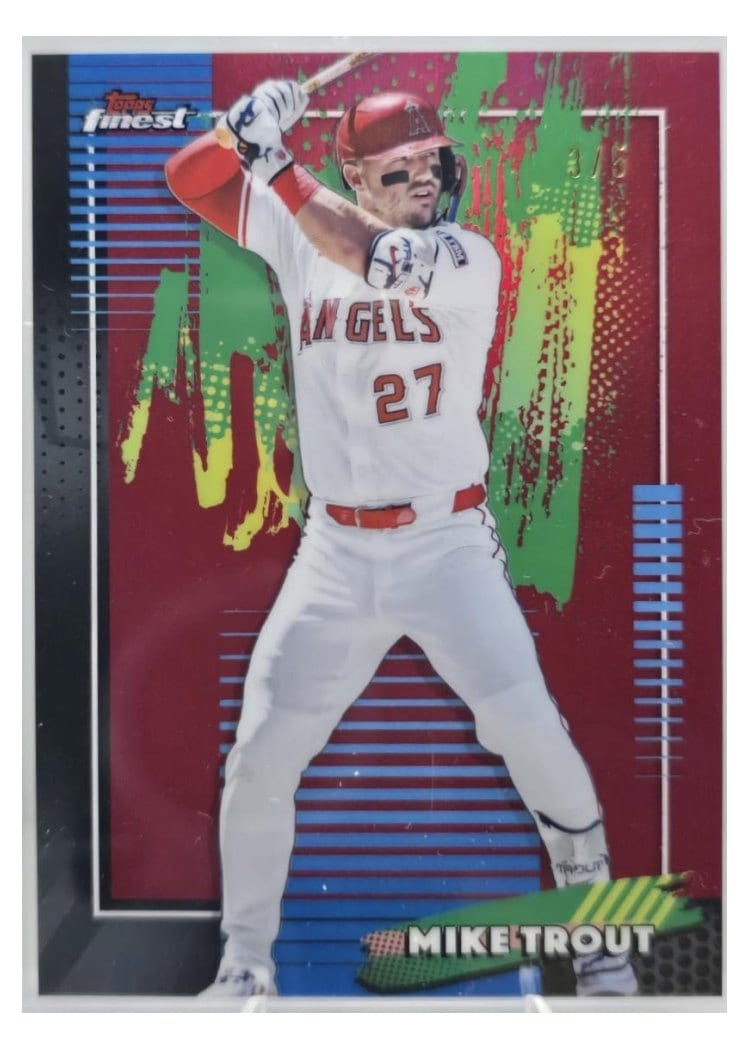2026 Topps Finest Mike Trout #58 card