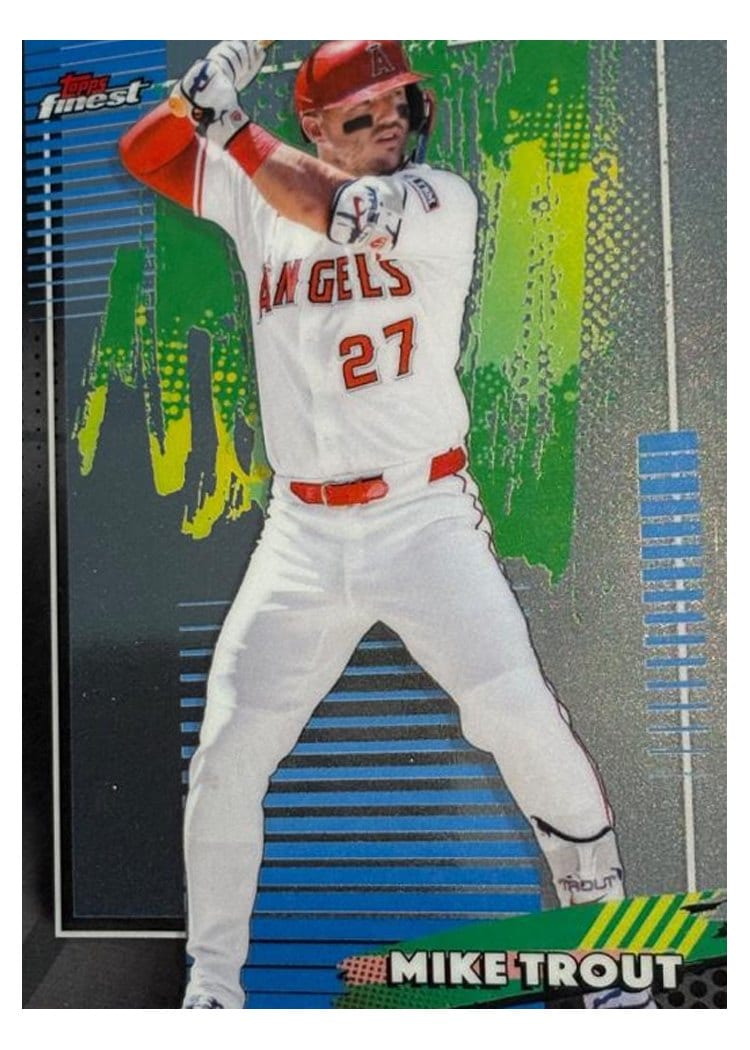 2026 Topps Finest Mike Trout #58 card