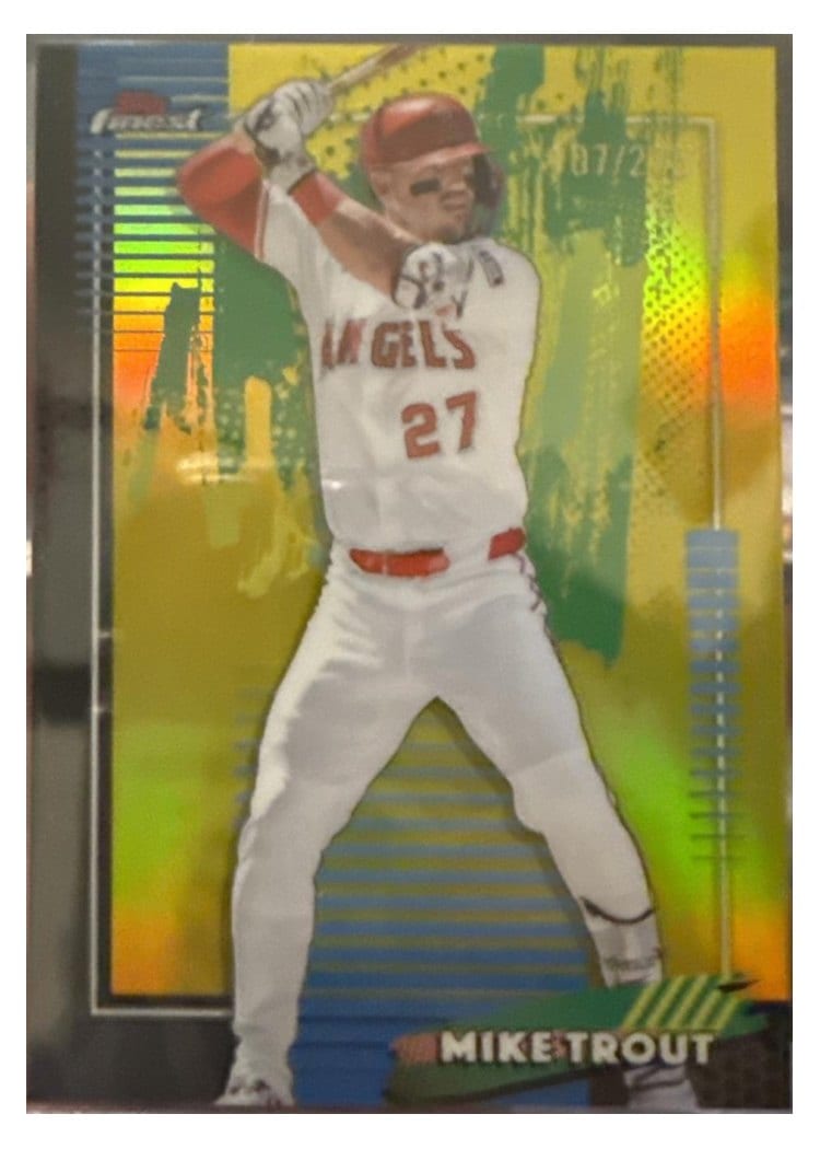 2026 Topps Finest Mike Trout #58 card