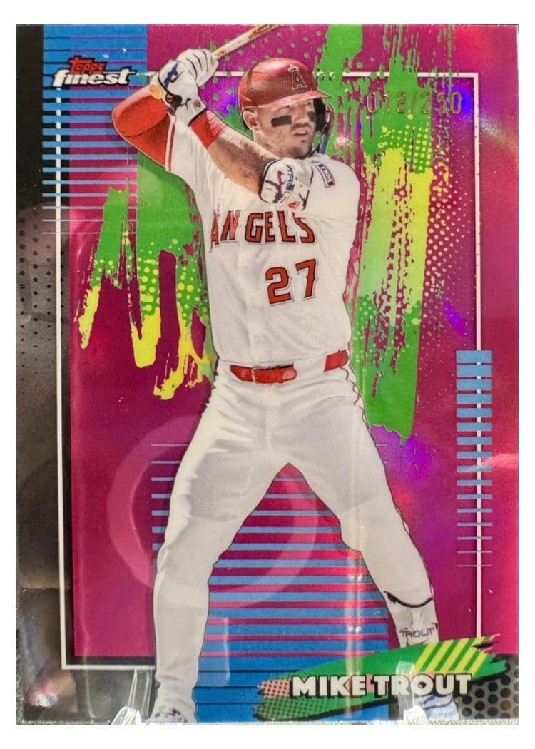 2026 Topps Finest Mike Trout #58 card