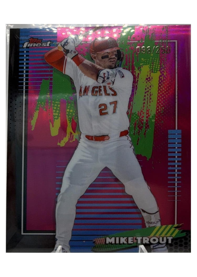 2026 Topps Finest Mike Trout #58 card