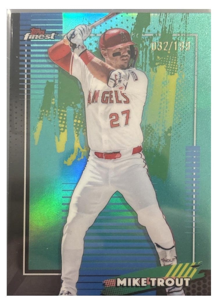 2026 Topps Finest Mike Trout #58 card