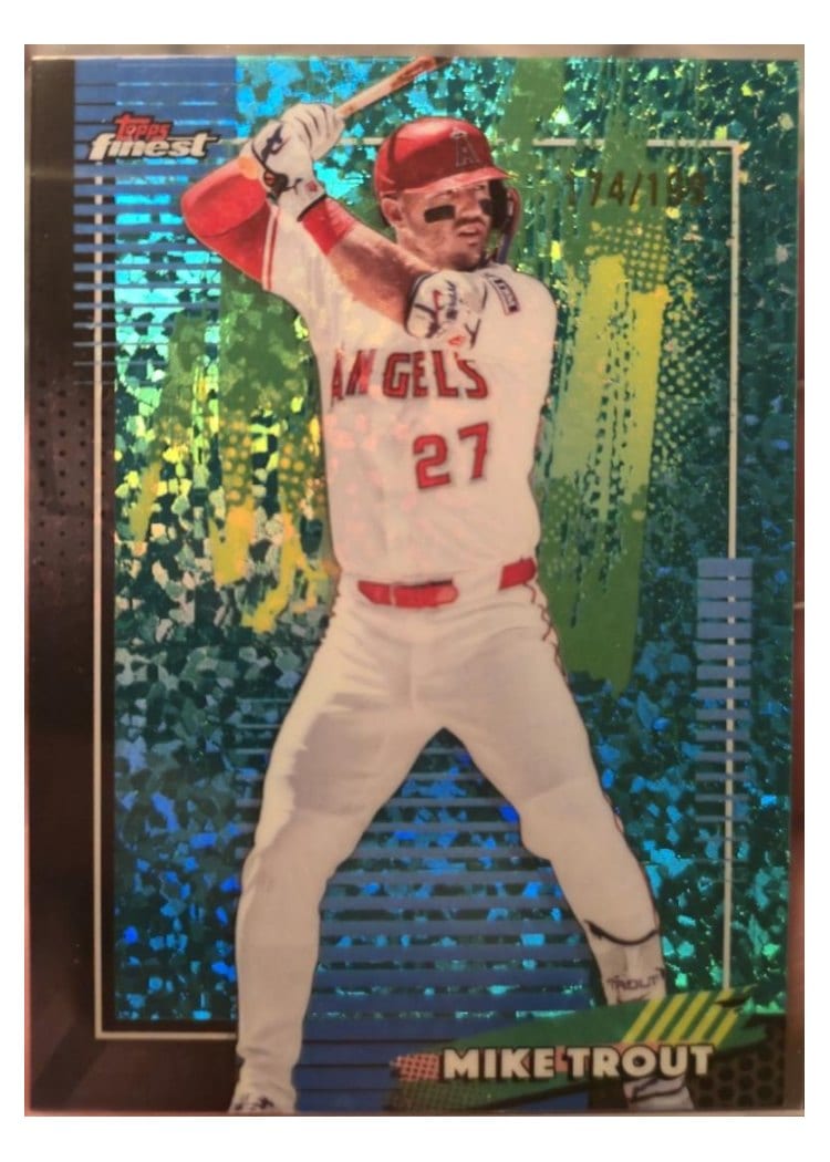 2026 Topps Finest Mike Trout #58 card