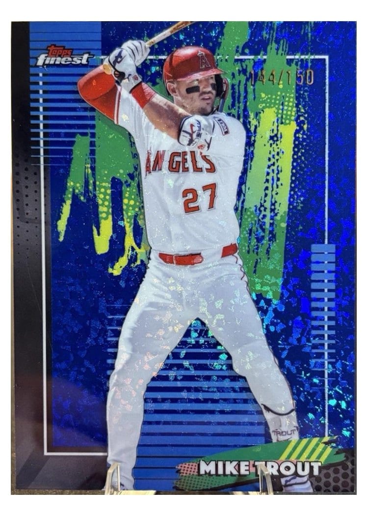 2026 Topps Finest Mike Trout #58 card