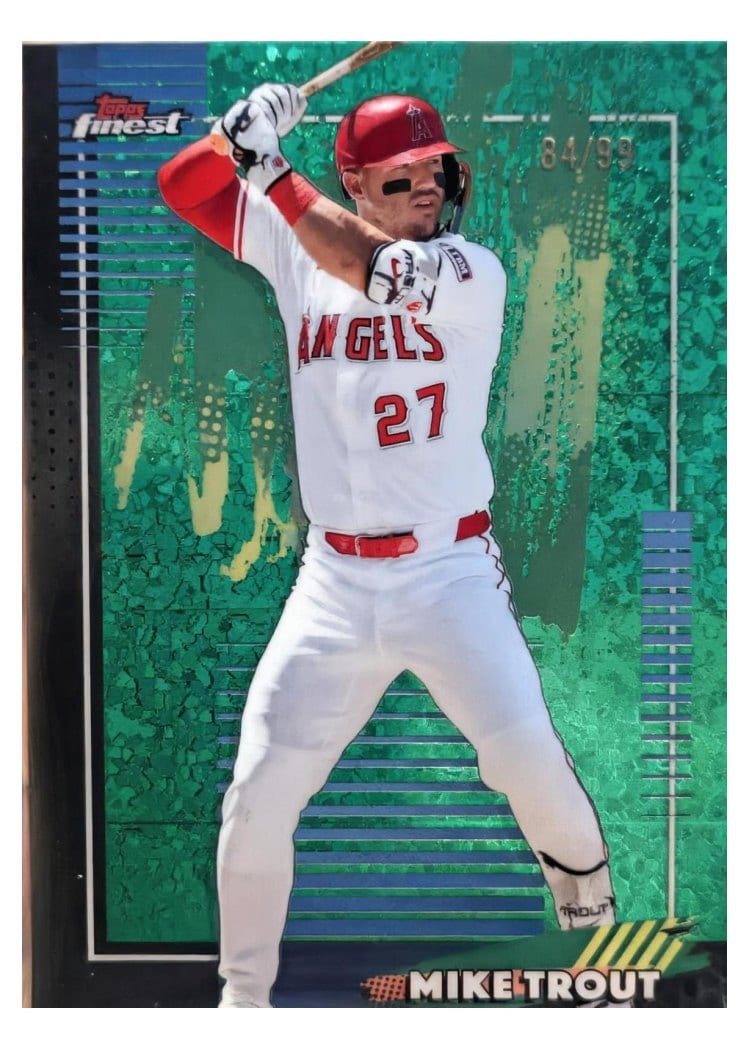 2026 Topps Finest Mike Trout #58 card