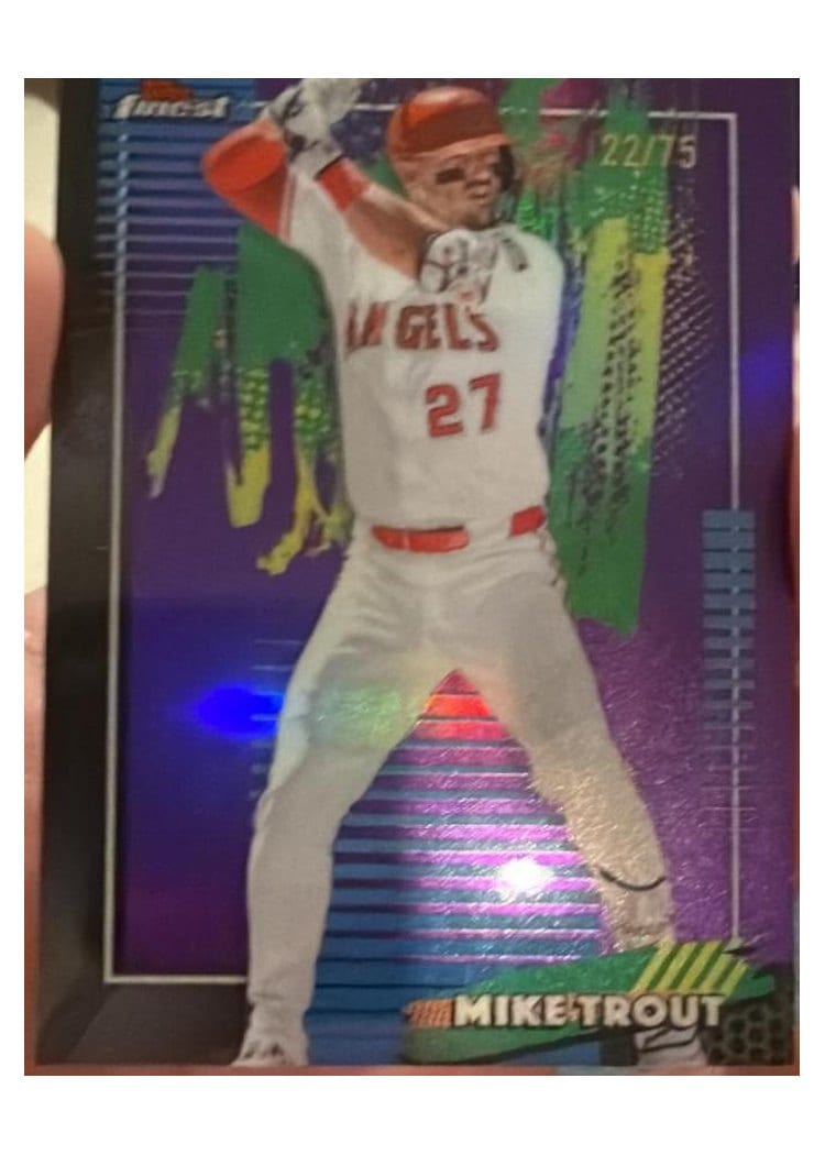 2026 Topps Finest Mike Trout #58 card