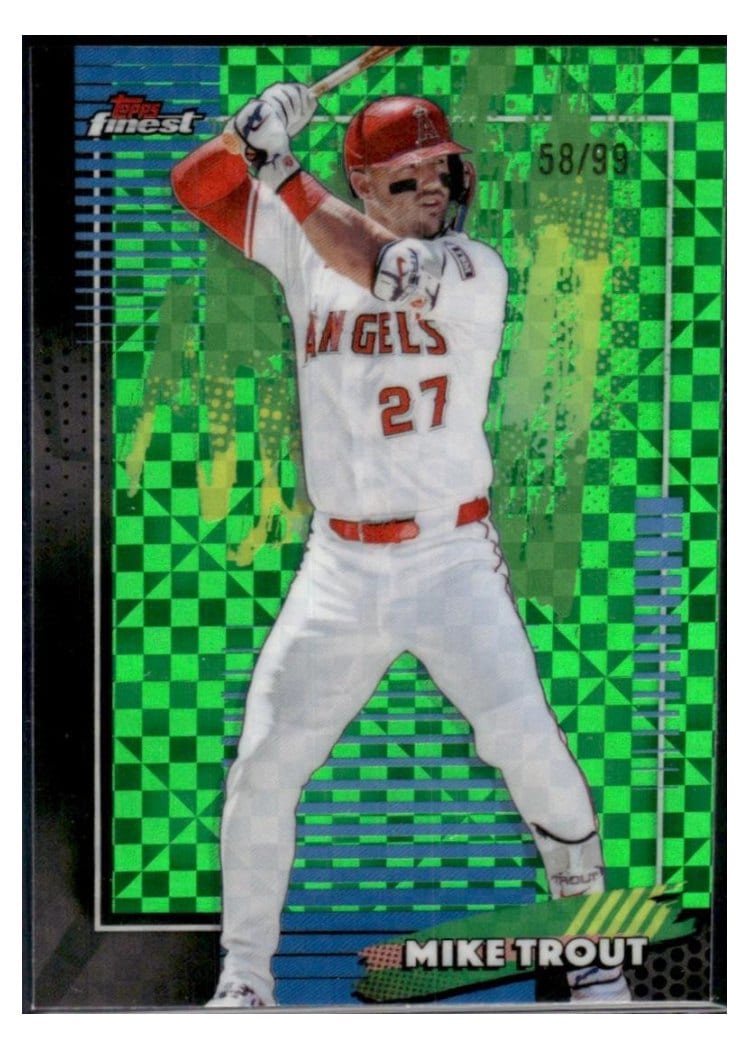 2026 Topps Finest Mike Trout #58 card