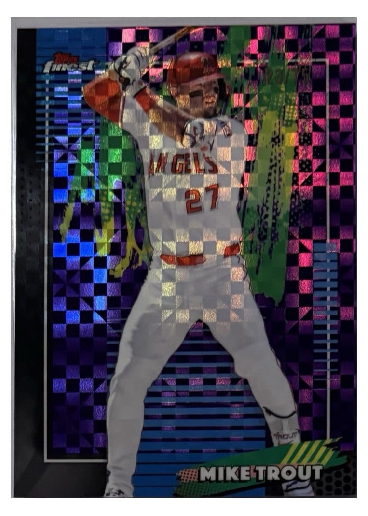2026 Topps Finest Mike Trout #58 card