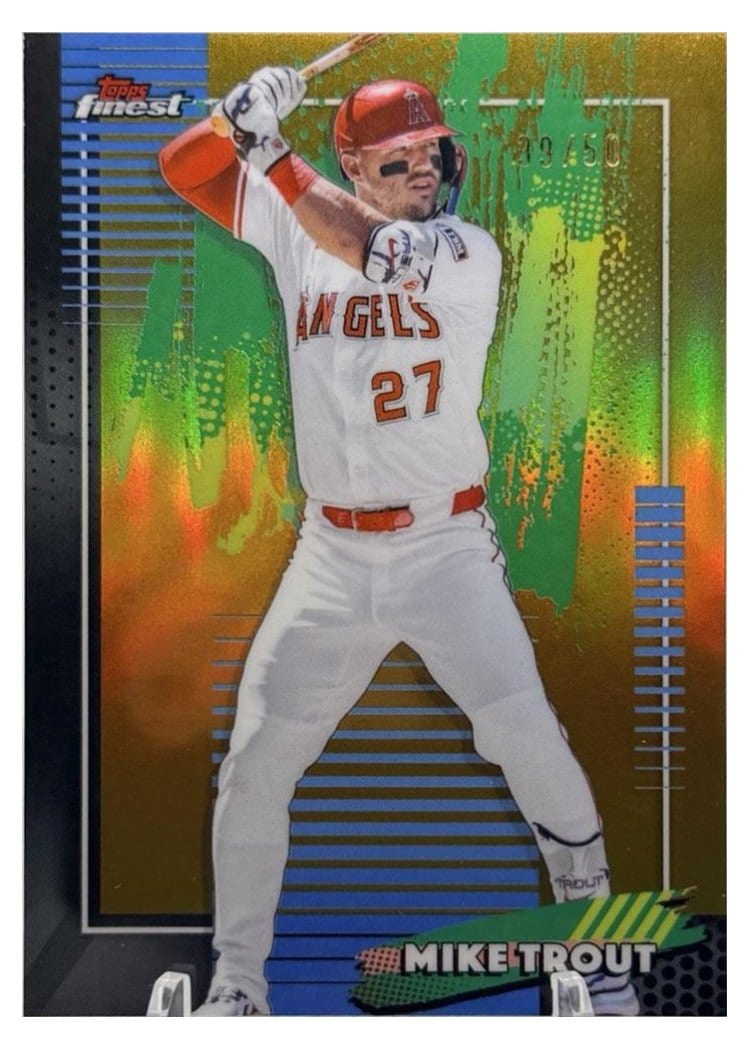 2026 Topps Finest Mike Trout #58 card